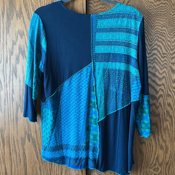 Parsley and Sage 3/4 sleeve top - Picture 5 of 11